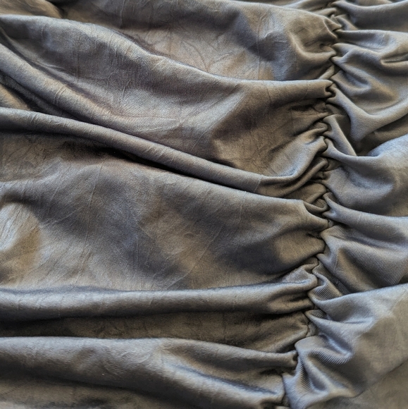 Ruched Blue Bodycon Cocktail Dressvl Large Vgt Y2k - Picture 6 of 8